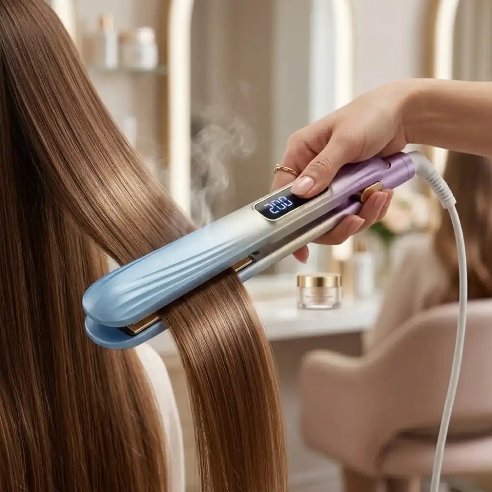YR009 2-in-1 Straightener & Curler