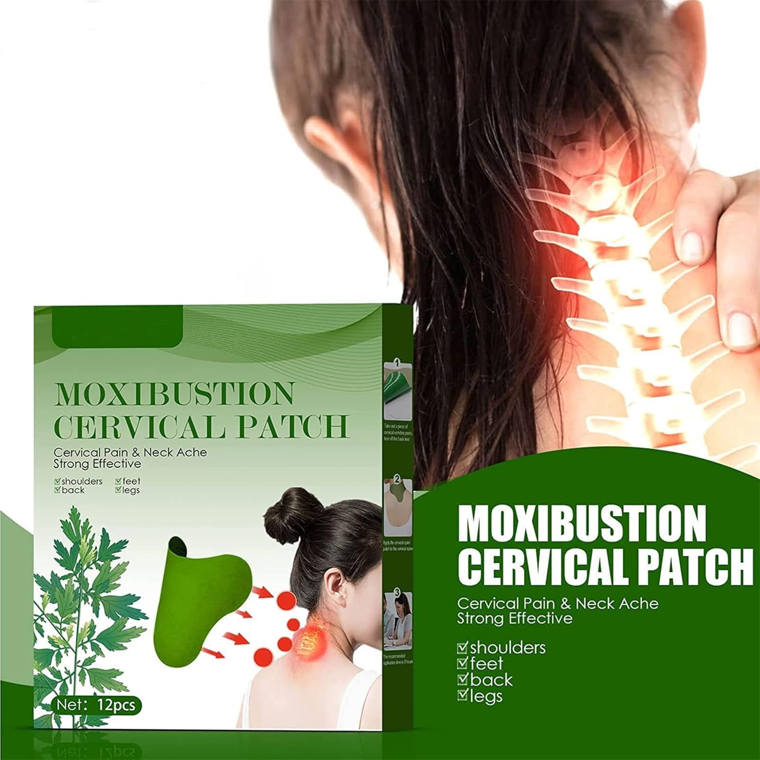 Soothing Ginger & Mugwort Neck Patches