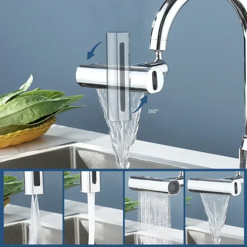 360° 4-Mode Kitchen Faucet Head