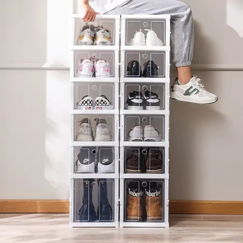 Foldable Plastic Shoe Cabinet