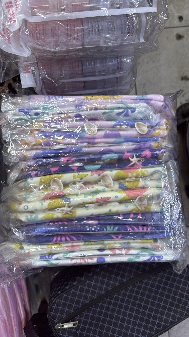 Trousse cosmétique motif marin