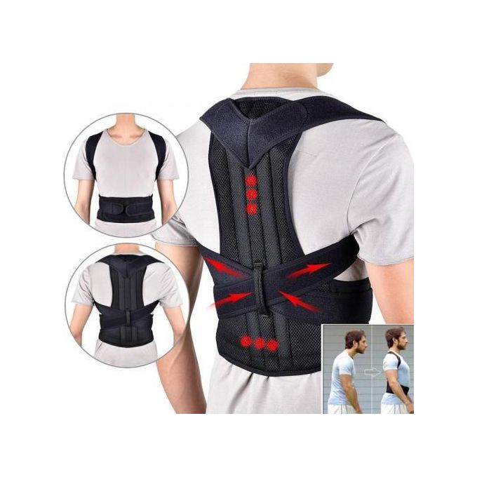 Wide-Strap Back Posture Corrector