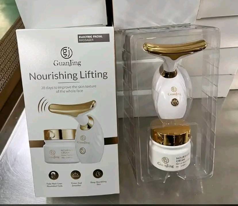 Crème liftante Guanjing avec masseur électrique
