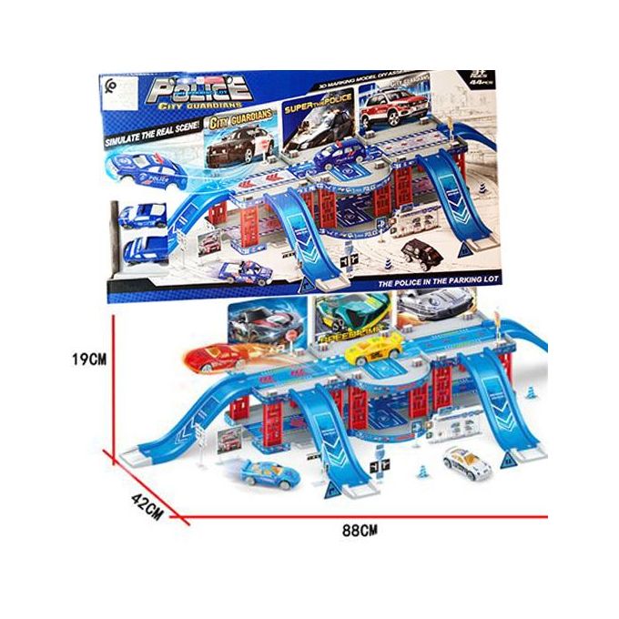 Police Car Park Toy (44 pcs)