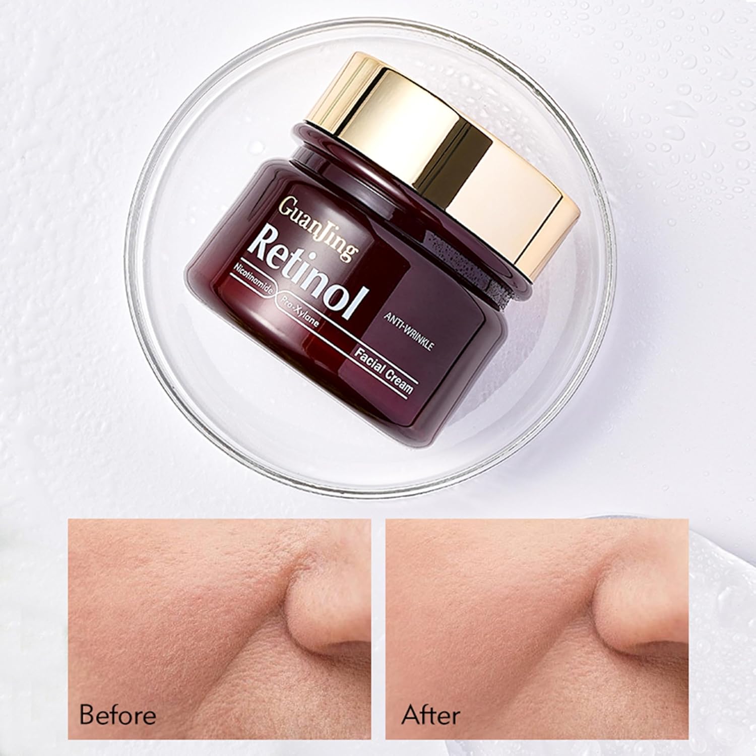 Crème anti-âge Guanjing au rétinol