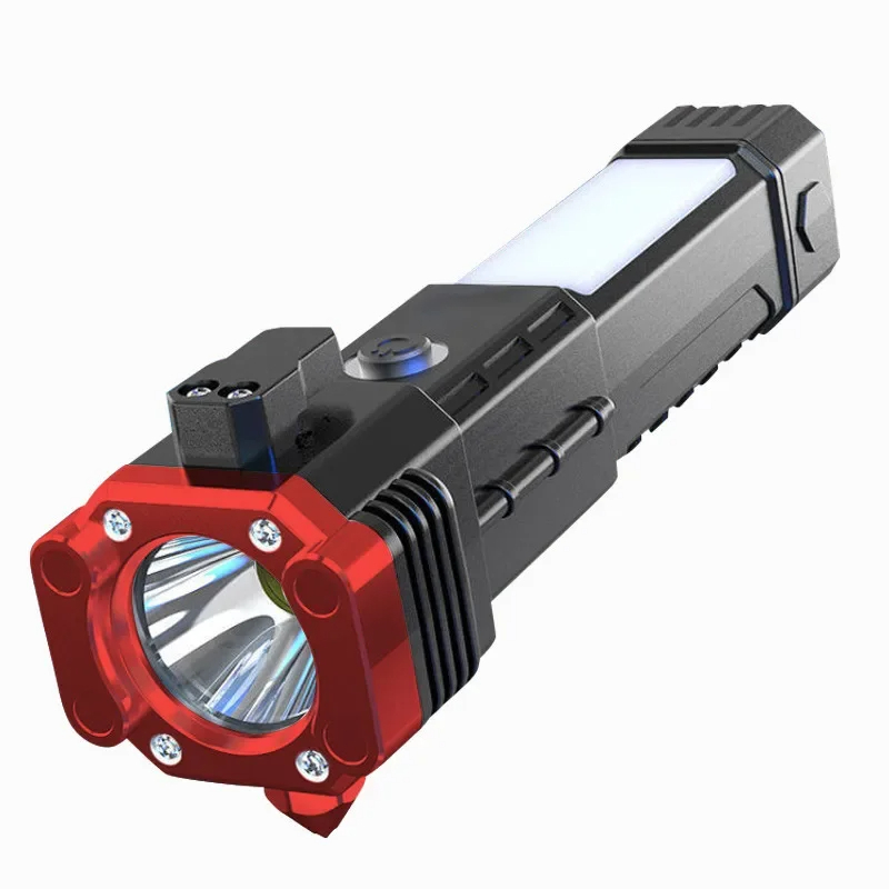 مصباح يدوي LED بمطرقة أمان