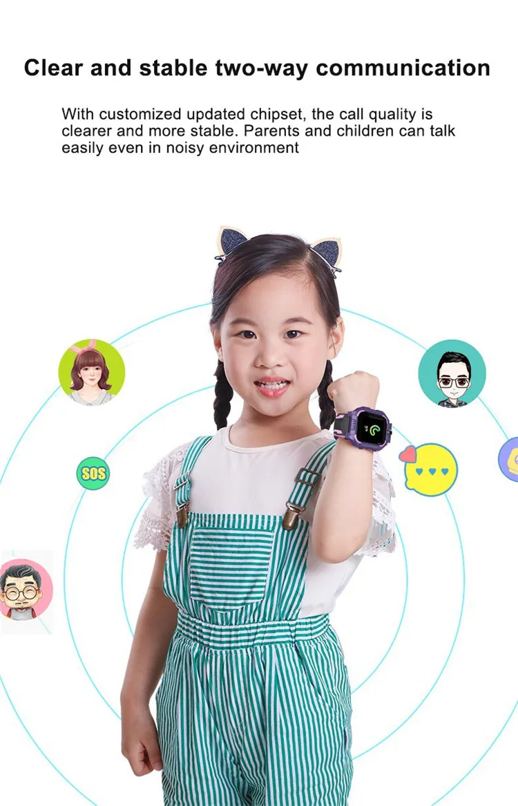 Montre connectée étanche pour enfant