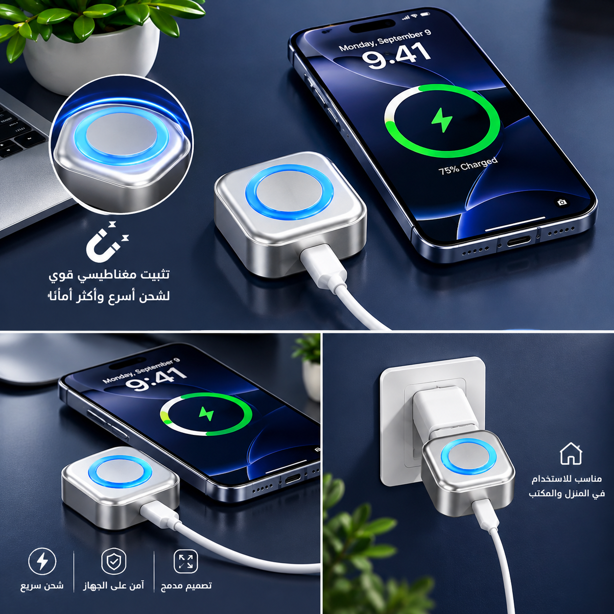 USB-C Auto Shut-Off Charging Adapter