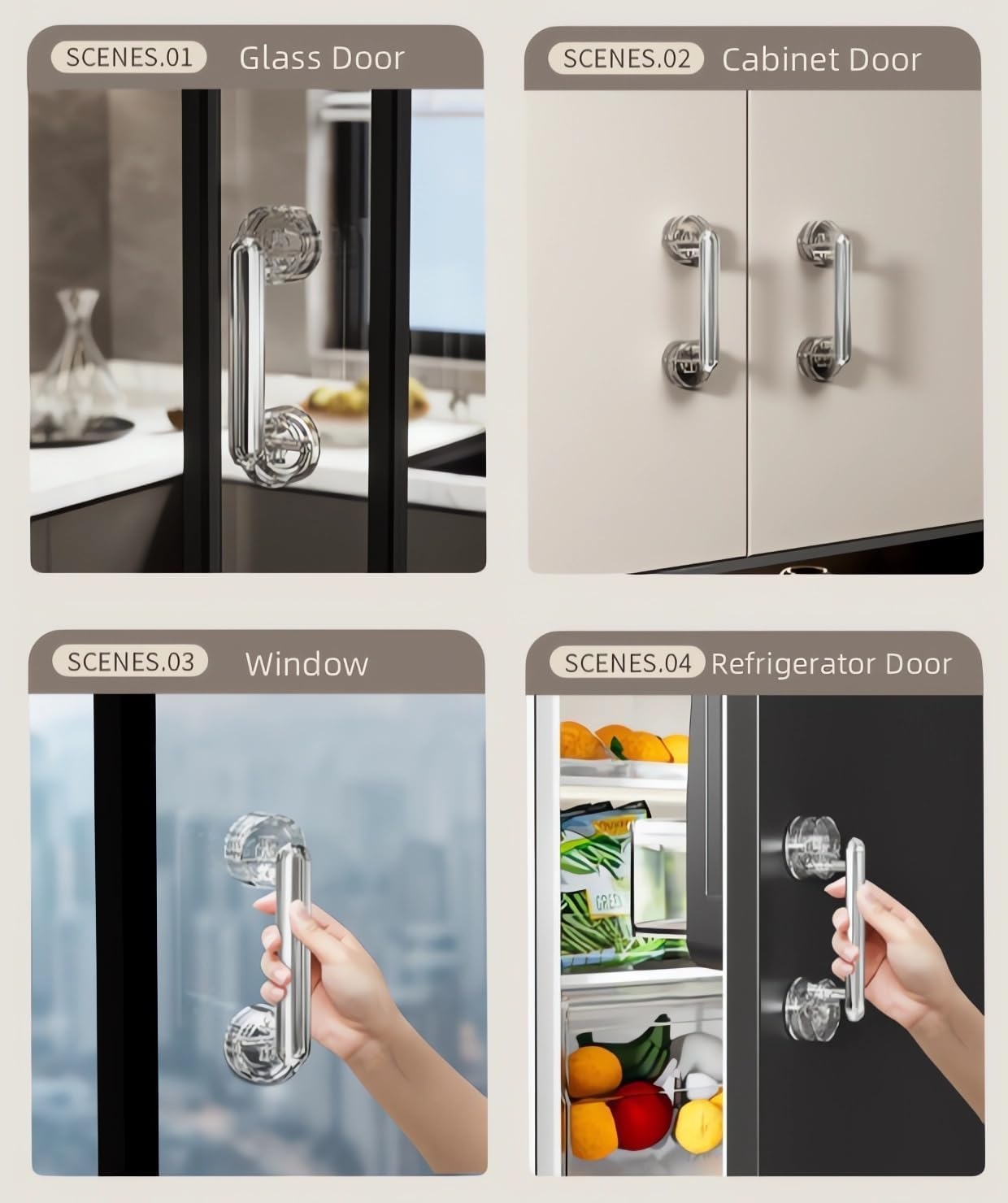 Strong Suction Door Handle