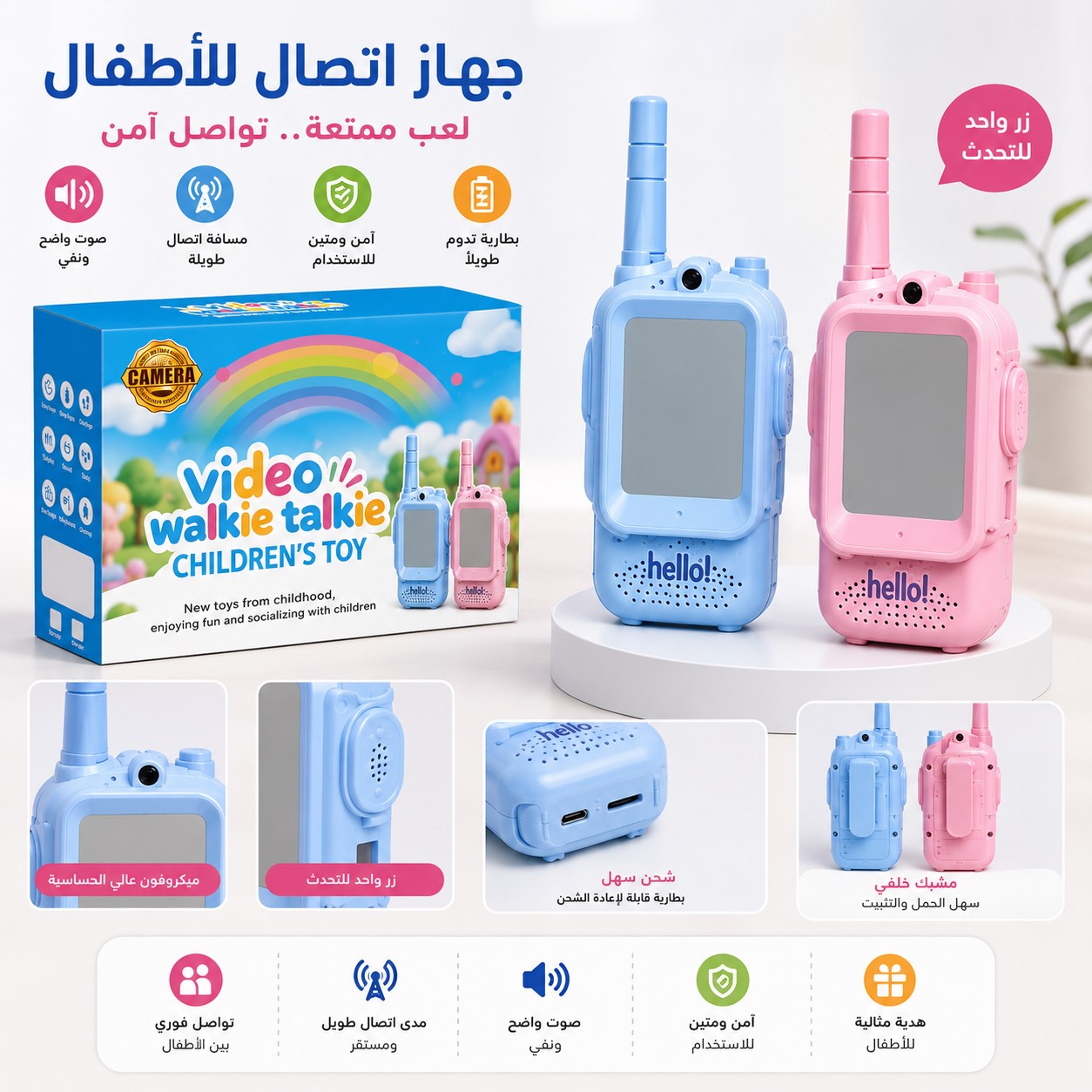 جهازا اتصال لاسلكي بالفيديو للأطفال