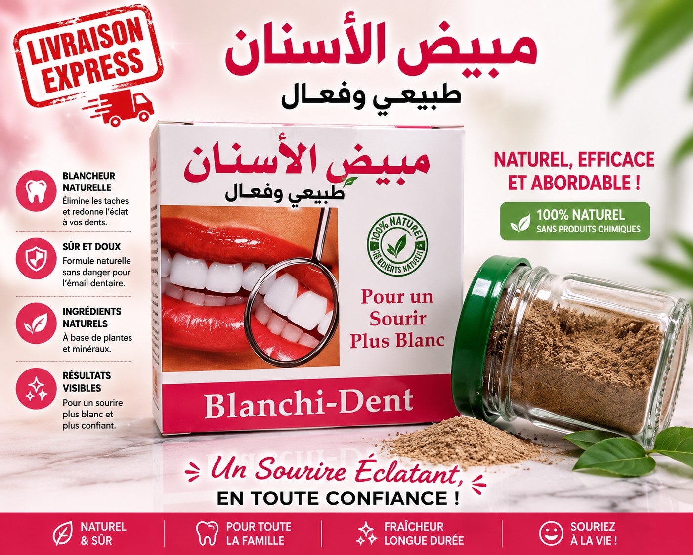 Blanchi-Dent Natural Teeth Whitener