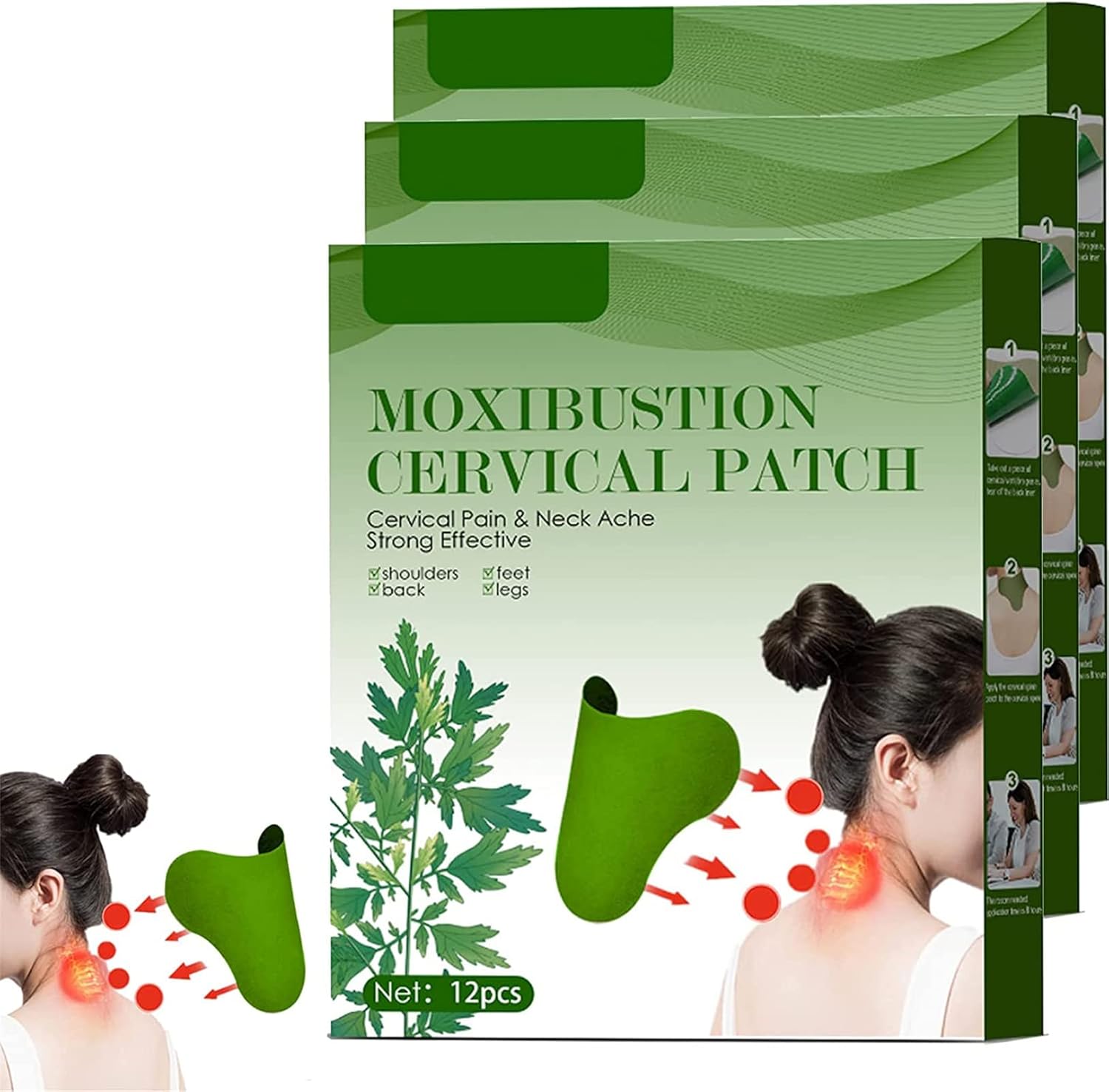 Soothing Ginger & Mugwort Neck Patches