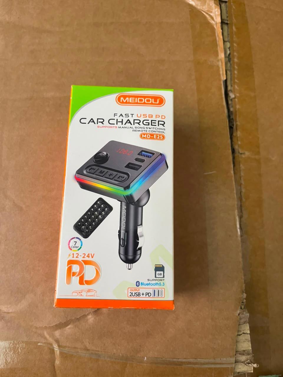 PD Fast Car Charger with FM Transmitter