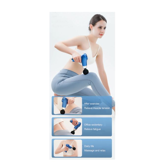مسدس تدليك العضلات بأربعة رؤوس