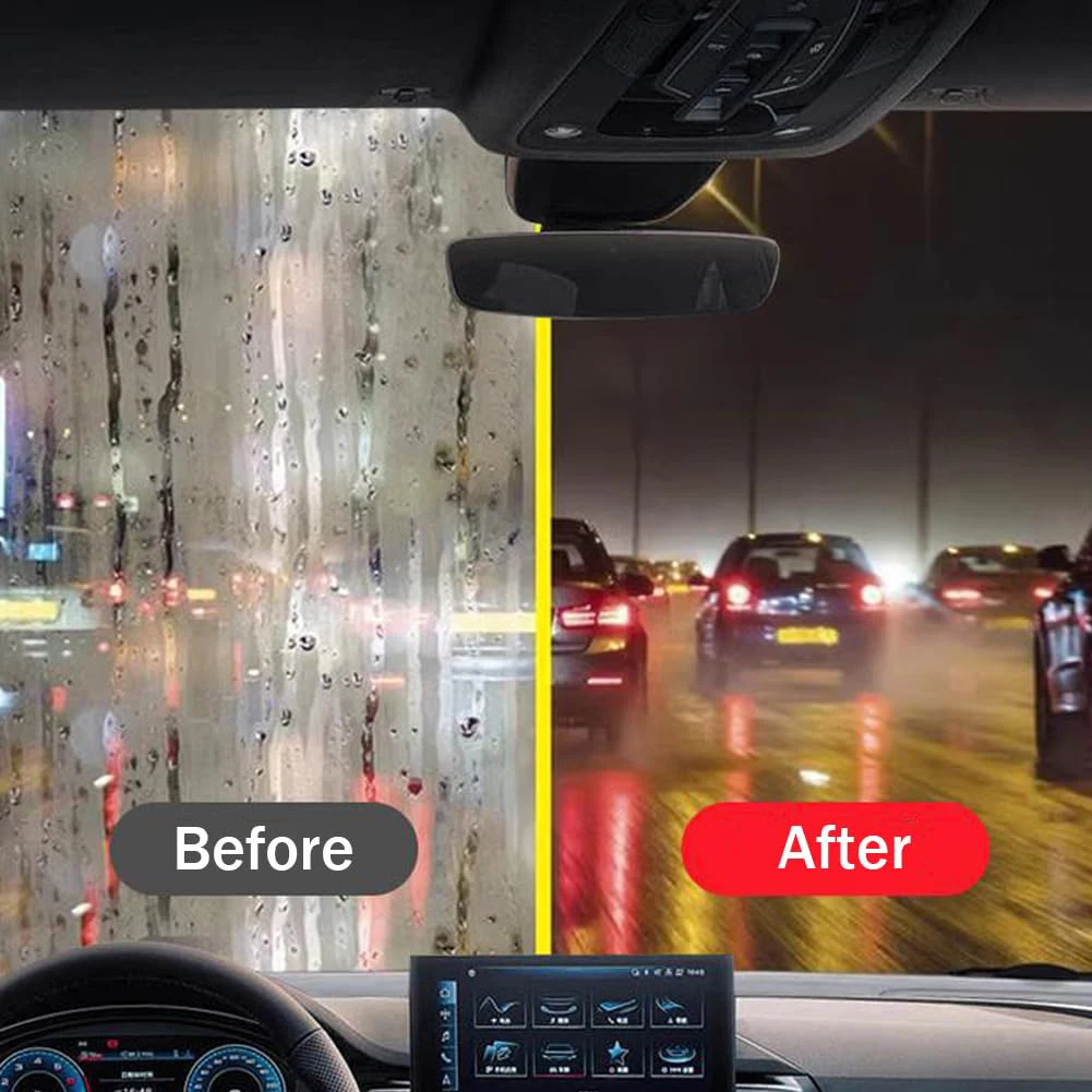 فرشاة تنظيف زجاج السيارة من طبقة الزيت