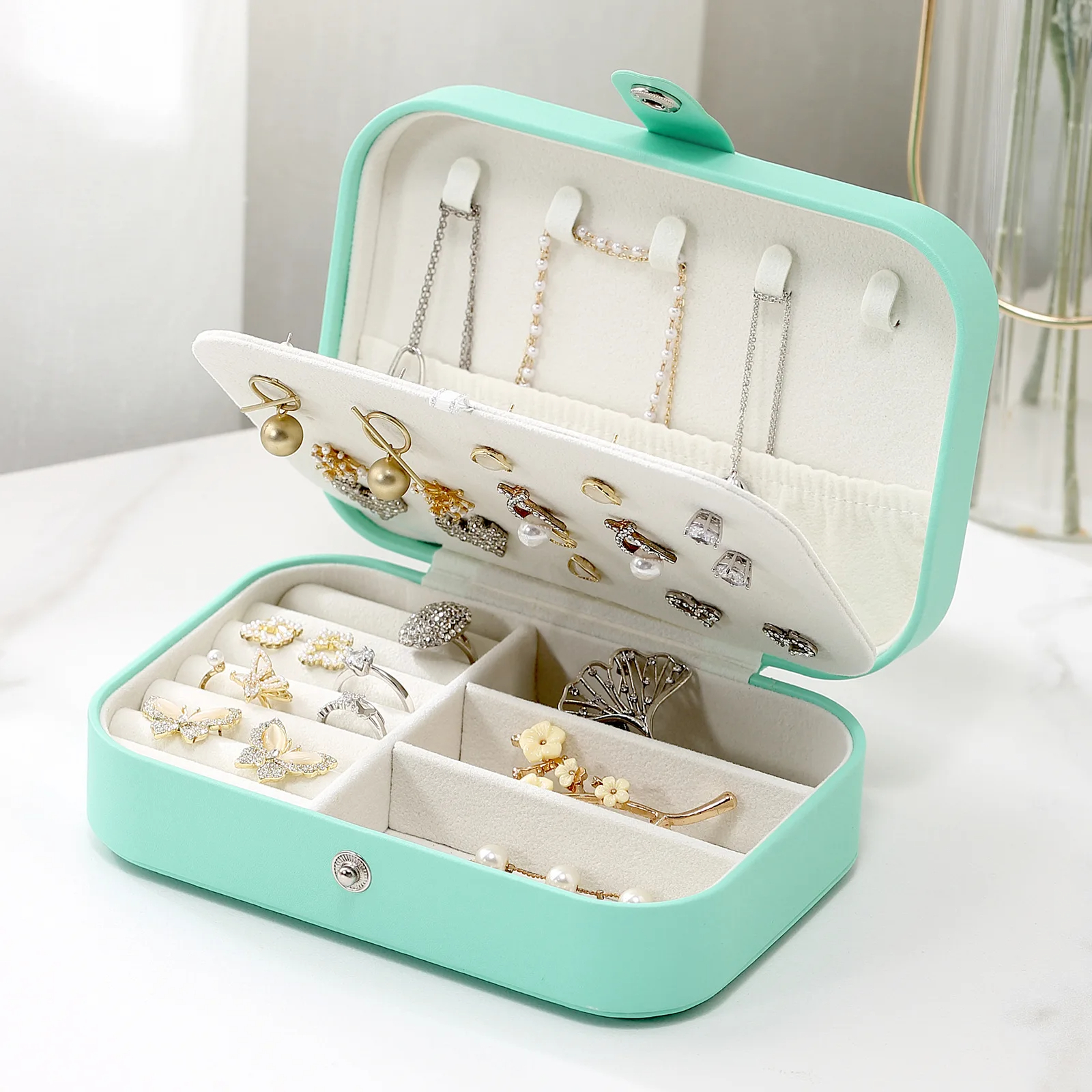 Boîte à bijoux de voyage