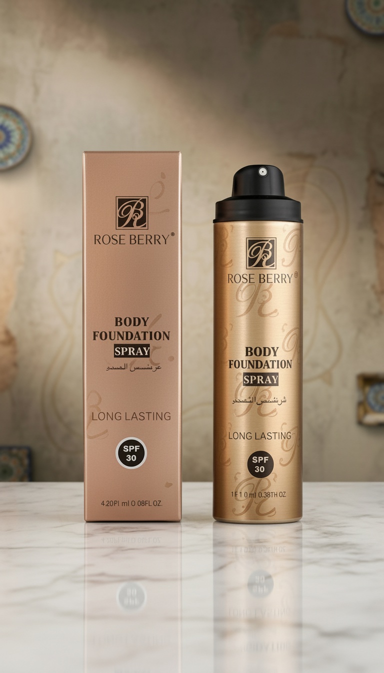 Spray fond de teint jambes Rose Berry SPF 30