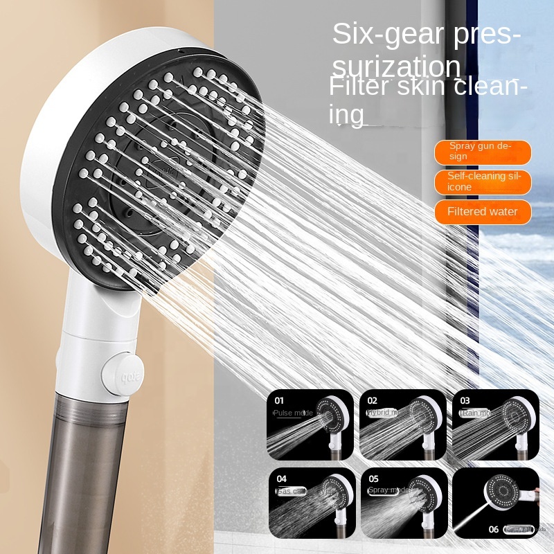 6-Mode Filtered Shower Head