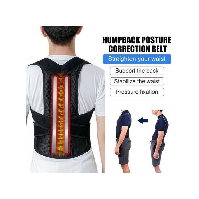 Wide-Strap Back Posture Corrector