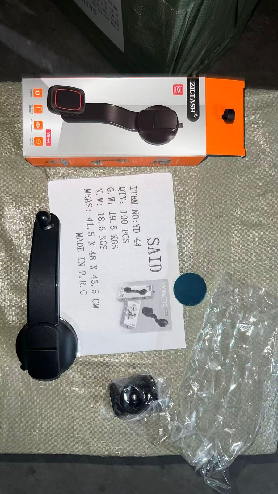 Magnetic Suction Cup Phone Mount