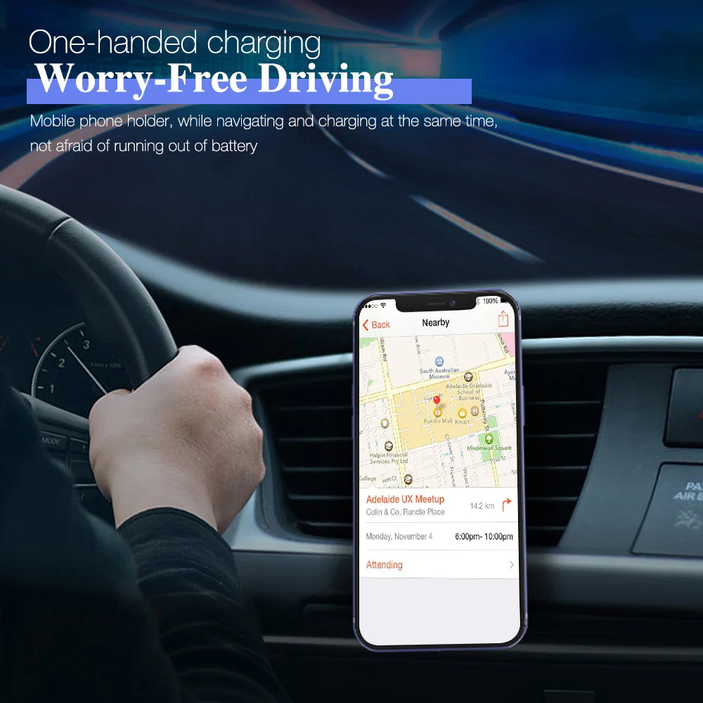 Magnetic Wireless Car Charger