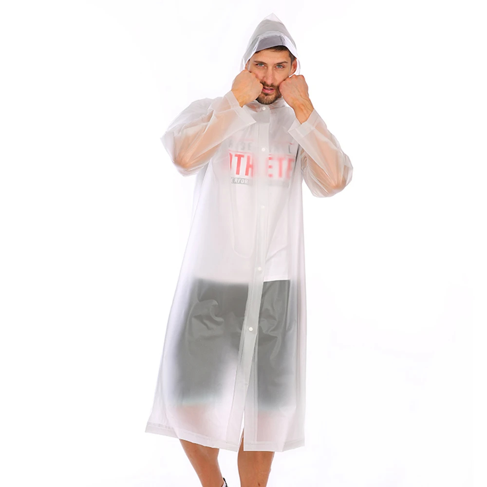 Imperméable pliable à capuche
