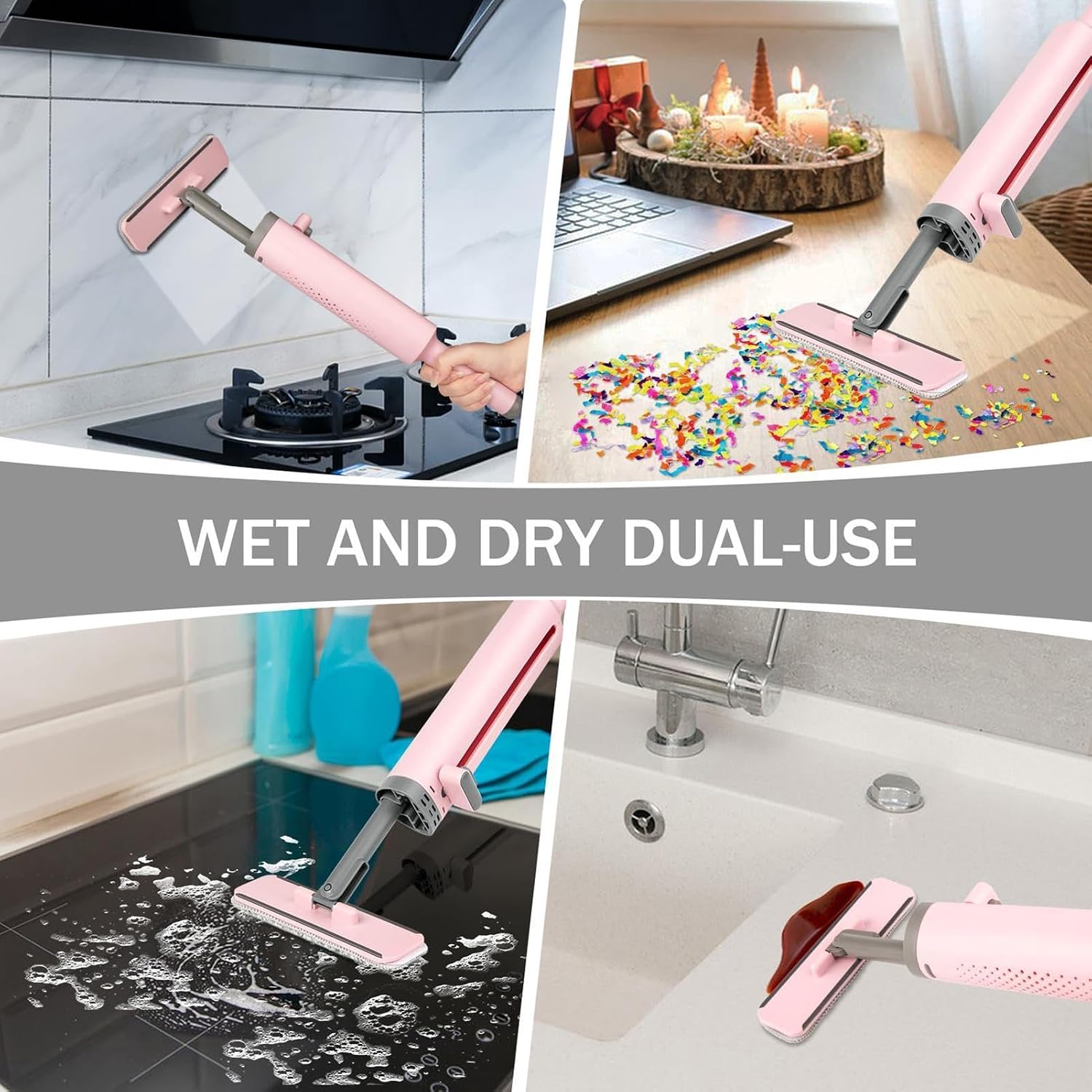 Self-Cleaning Flat Mop
