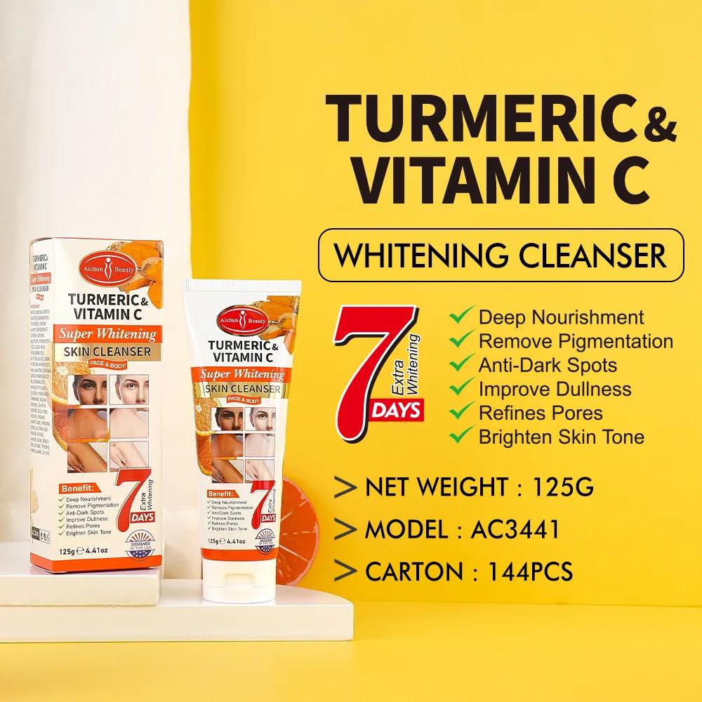 Nettoyant visage et corps curcuma et vitamine C