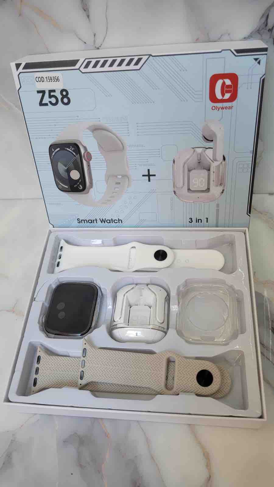 Olywear Z58 Smart Watch & Earbuds Set