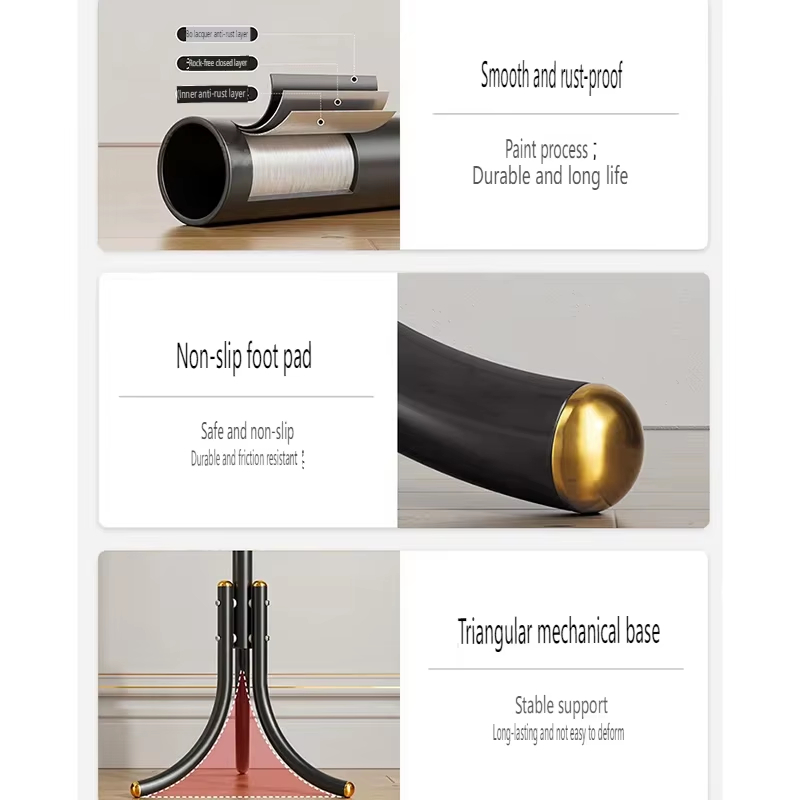 Metal Standing Coat Rack