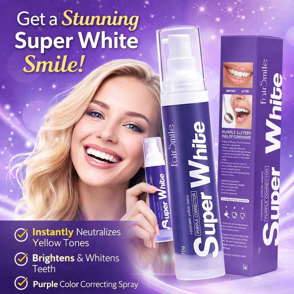 Super White Purple Corrector Toothpaste