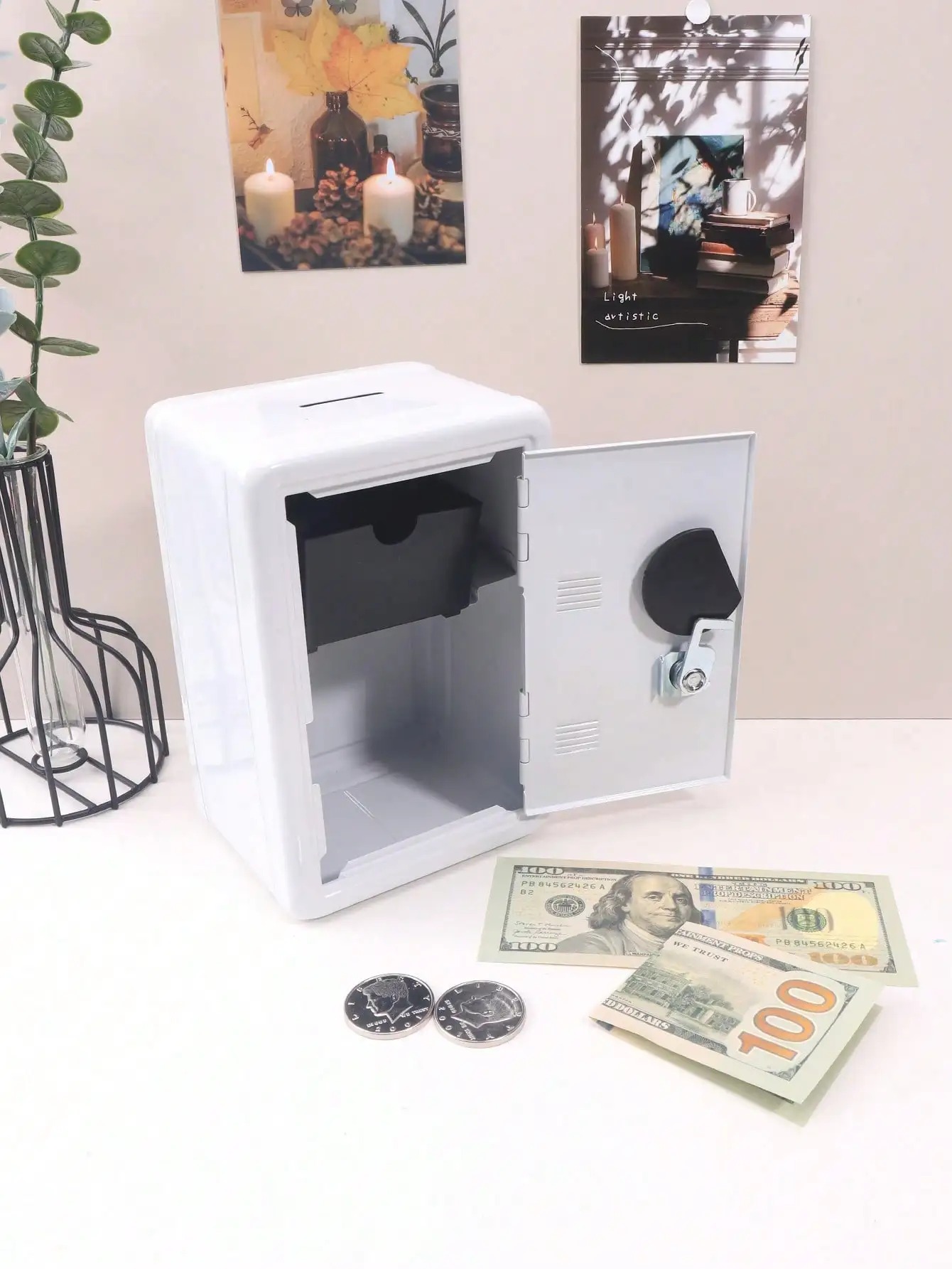 Mini Animal Cash Box with Lock