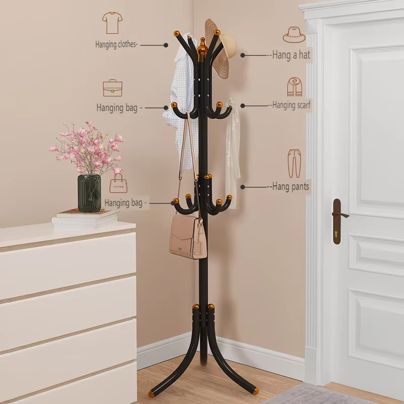 Metal Standing Coat Rack