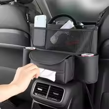 Faux Fur Car Seat Organizer