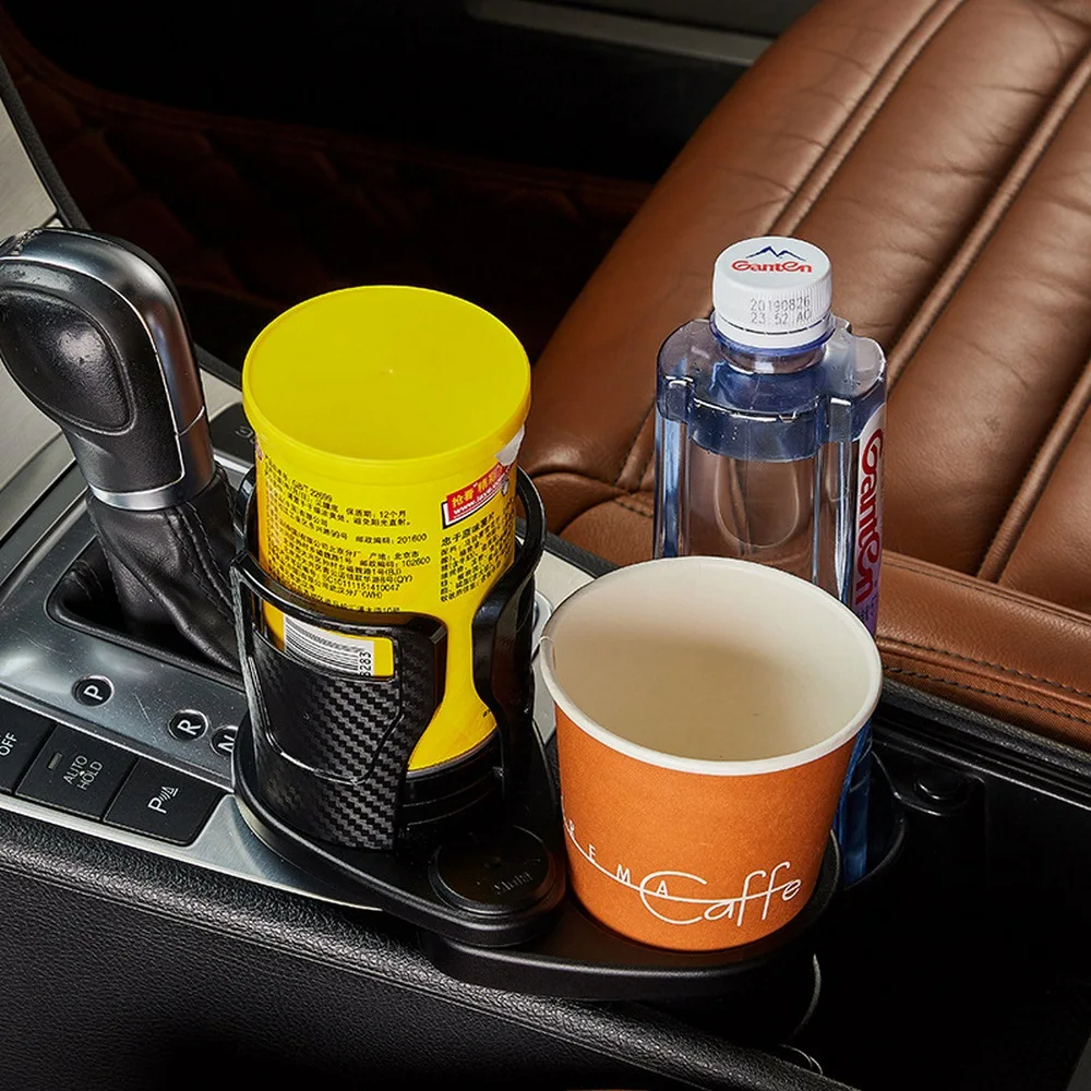 Porte-gobelet voiture rotatif 2 en 1