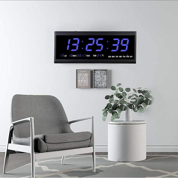 ساعة حائط رقمية LED