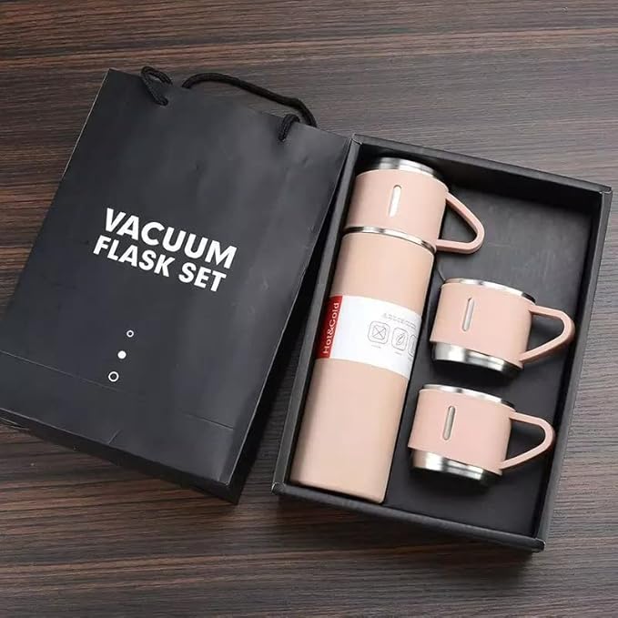 Bouteille isotherme inox 500 ml avec tasse