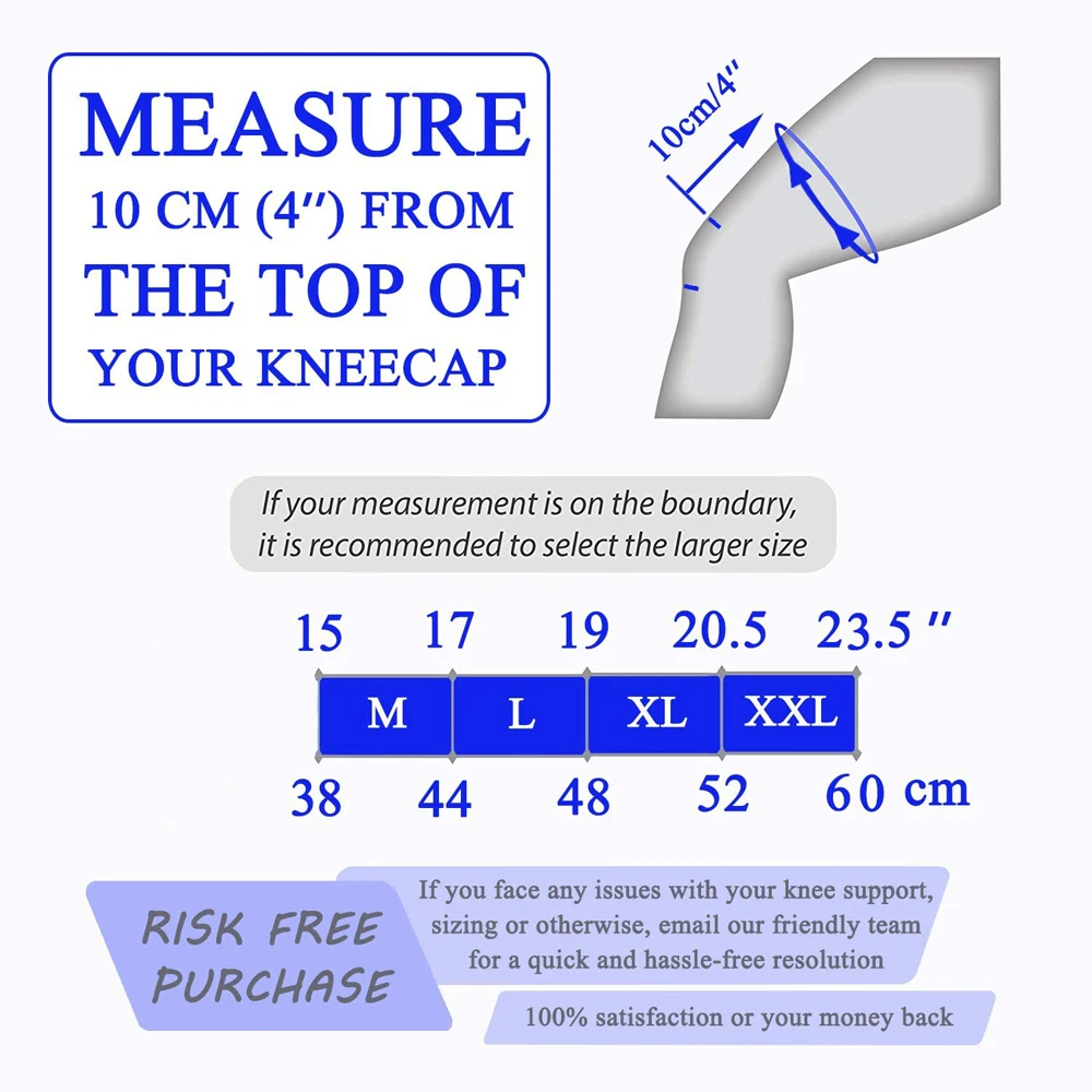 Silicone-Padded Running Knee Sleeve