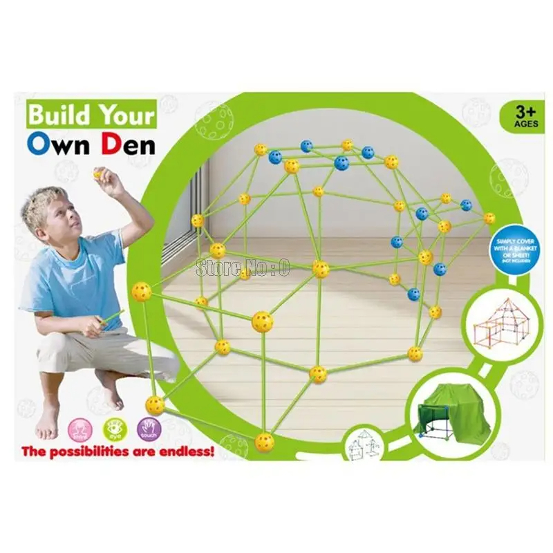 Kit de construction de cabane pour enfants