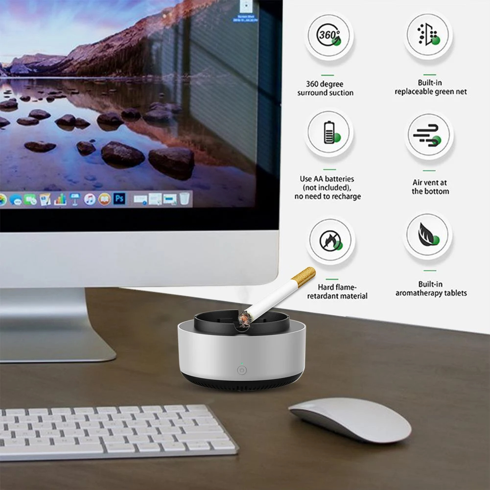 Smokeless Air Purifier Ashtray