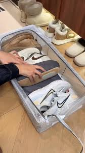 Stackable Clear Shoe Box