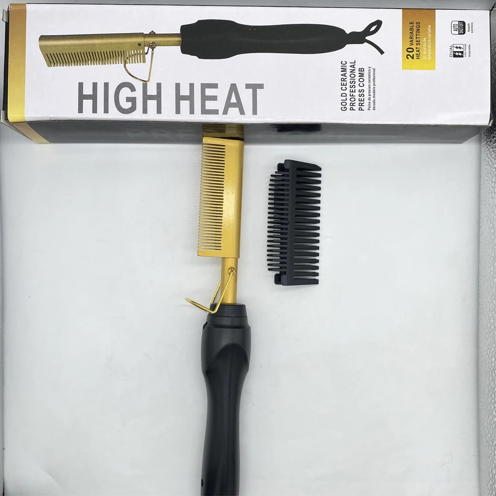 Brosse chauffante en titane
