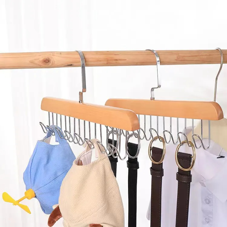 8-Hook Wooden Hanger