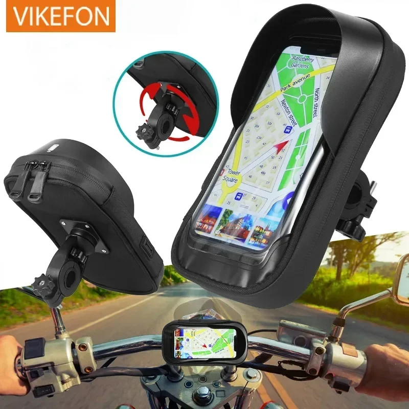 Motorcycle Handlebar Phone Bag