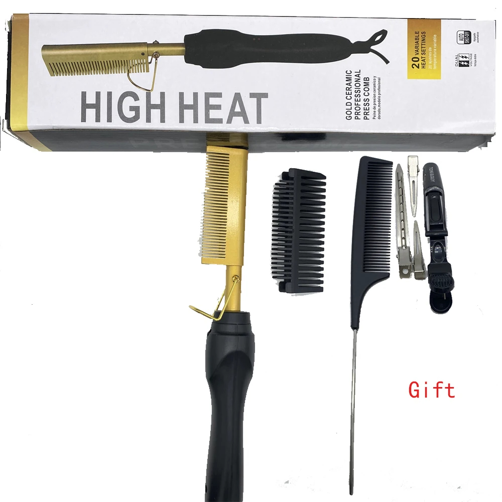 Brosse chauffante en titane