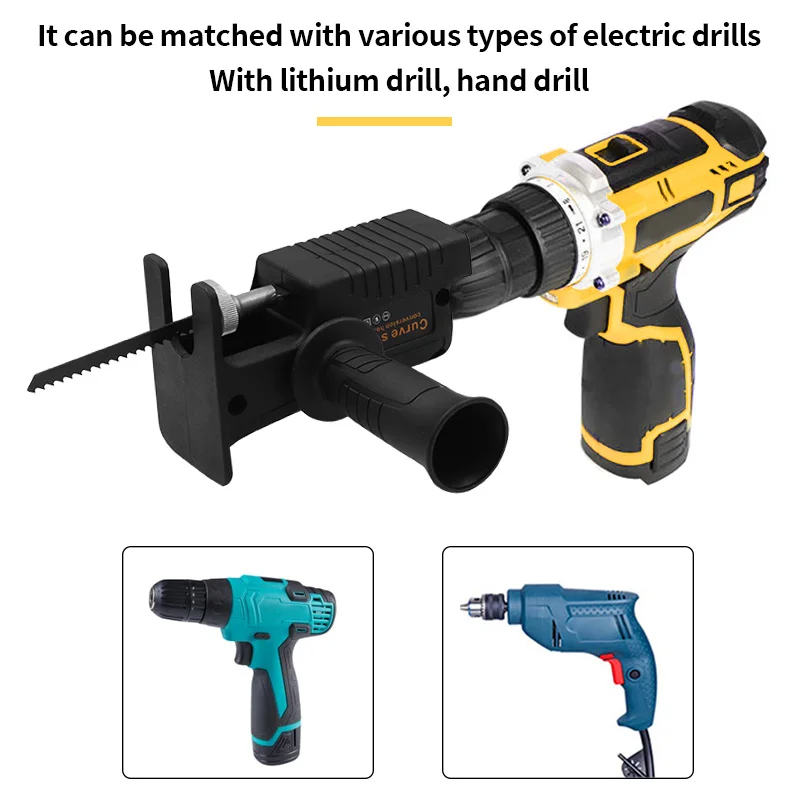 Drill Reciprocating Saw Adapter