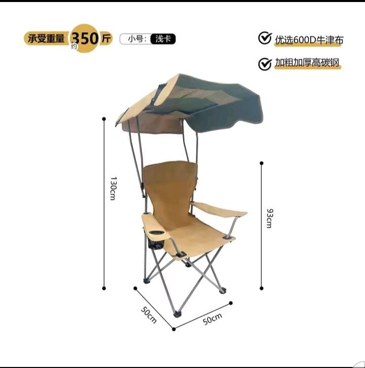 Folding Fishing Chair with Canopy