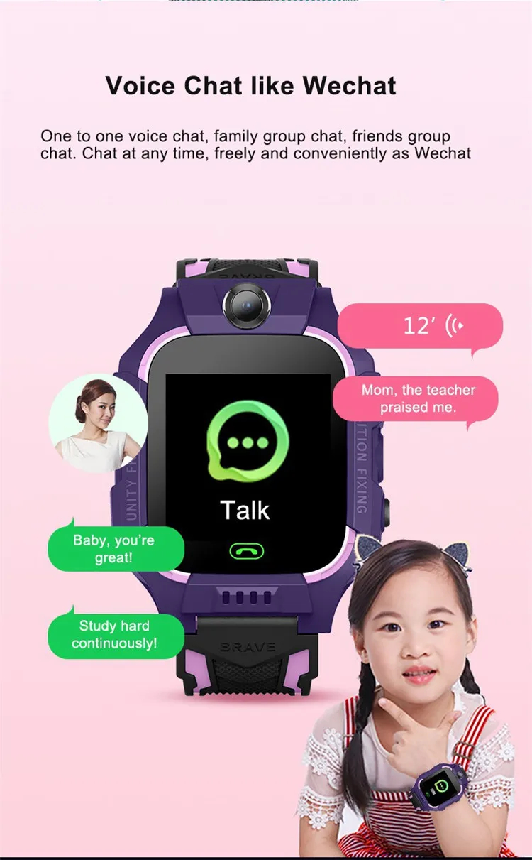 Montre connectée étanche pour enfant
