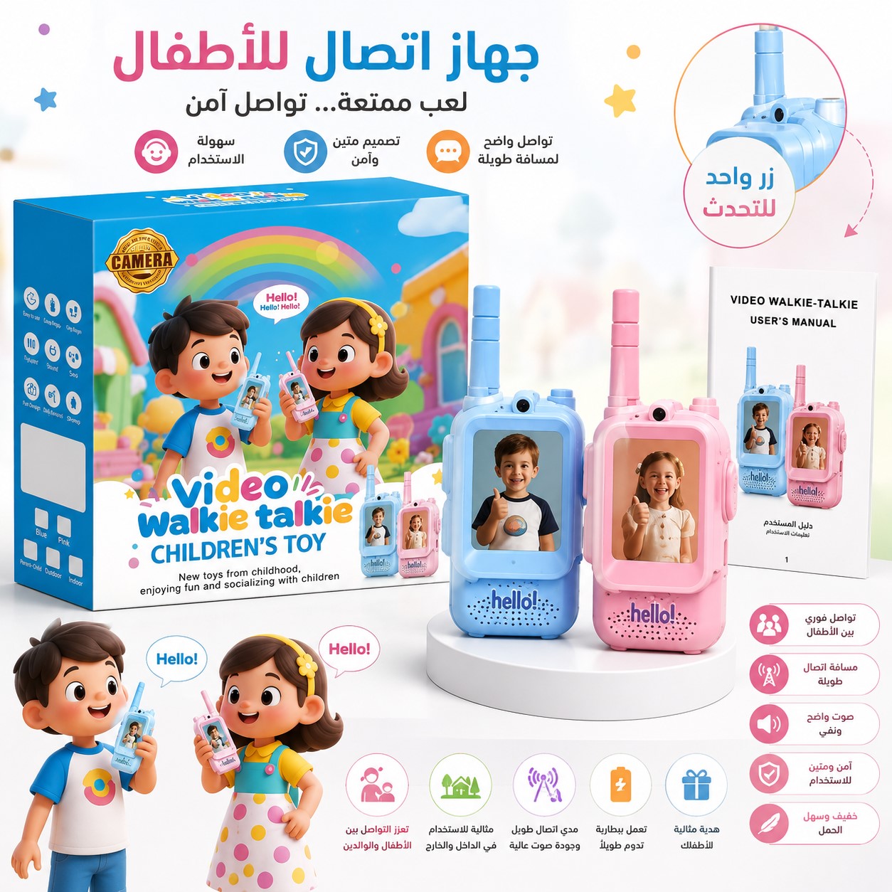 جهازا اتصال لاسلكي بالفيديو للأطفال