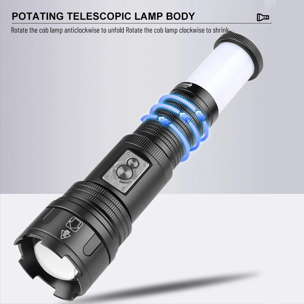 2-in-1 Tactical Flashlight